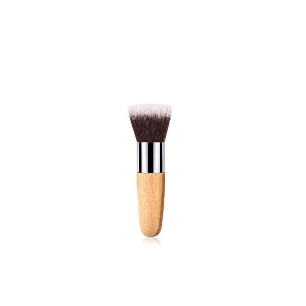 Vegan Bamboo Full Face Makeup 6-Brush Kit with Case - Omiana Beauty